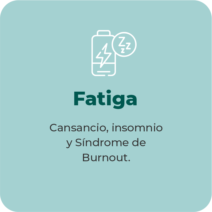 Cansancio, insomnio y Síndrome de Burnout.